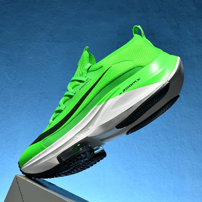 Marathon AirCushion Men Sports Running Shoes Breathable Lightweight Women Comfortable Athletic Training Nonskid Sneakers Tennis