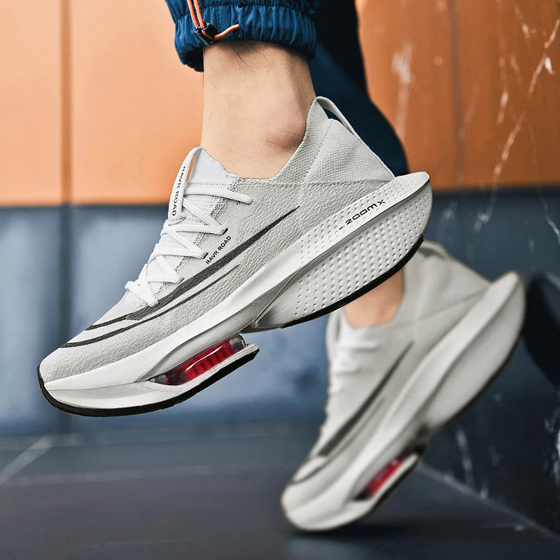 Marathon AirCushion Men Sports Running Shoes Breathable Lightweight Women Comfortable Athletic Training Nonskid Sneakers Tennis