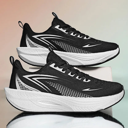 Marathon Running Shoes Men Sports Air Cushion Breathable Lightweight Comfortable Outdoor Athletic Antiskid Sneakers 2026 New