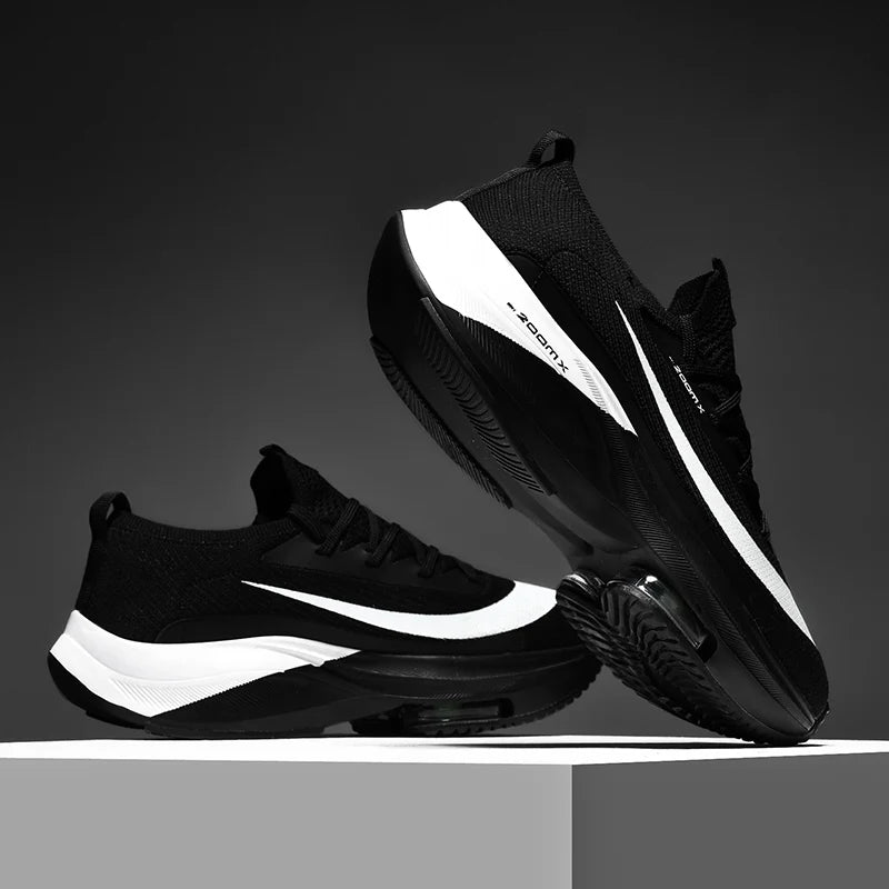 Marathon AirCushion Men Sports Running Shoes Breathable Lightweight Women Comfortable Athletic Training Nonskid Sneakers Tennis