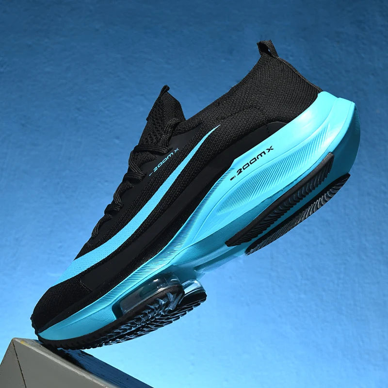 Marathon AirCushion Men Sports Running Shoes Breathable Lightweight Women Comfortable Athletic Training Nonskid Sneakers Tennis