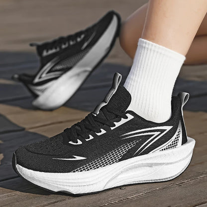 Marathon Running Shoes Men Sports Air Cushion Breathable Lightweight Comfortable Outdoor Athletic Antiskid Sneakers 2026 New