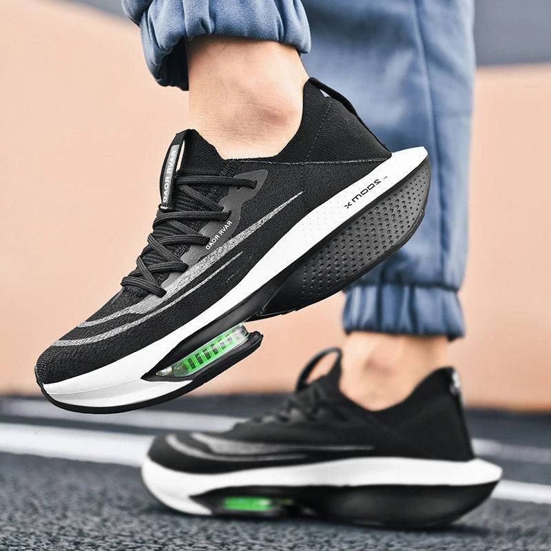 Marathon AirCushion Men Sports Running Shoes Breathable Lightweight Women Comfortable Athletic Training Nonskid Sneakers Tennis