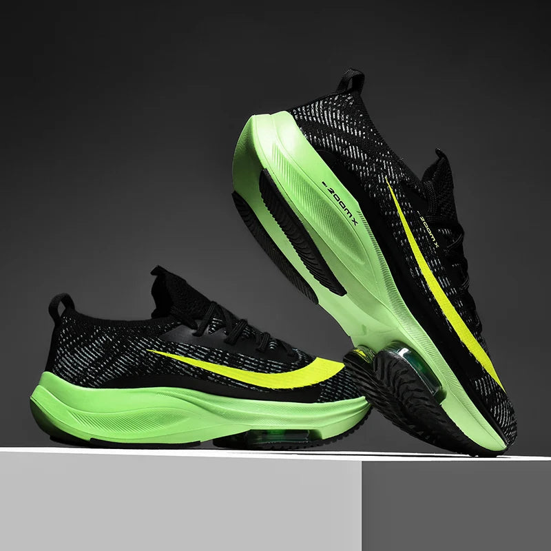 Marathon AirCushion Men Sports Running Shoes Breathable Lightweight Women Comfortable Athletic Training Nonskid Sneakers Tennis