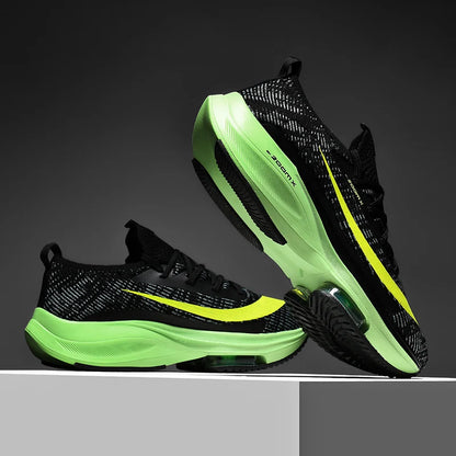 Marathon AirCushion Men Sports Running Shoes Breathable Lightweight Women Comfortable Athletic Training Nonskid Sneakers Tennis