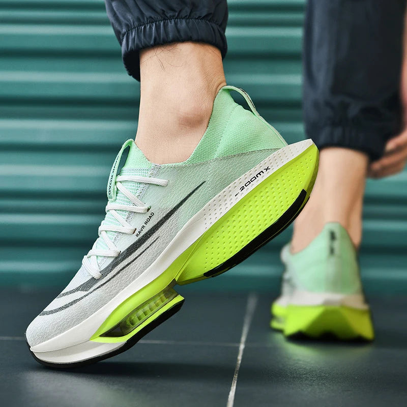 Marathon AirCushion Men Sports Running Shoes Breathable Lightweight Women Comfortable Athletic Training Nonskid Sneakers Tennis